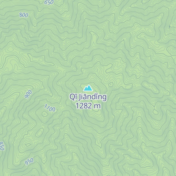 Map of Qī Jiāndǐng