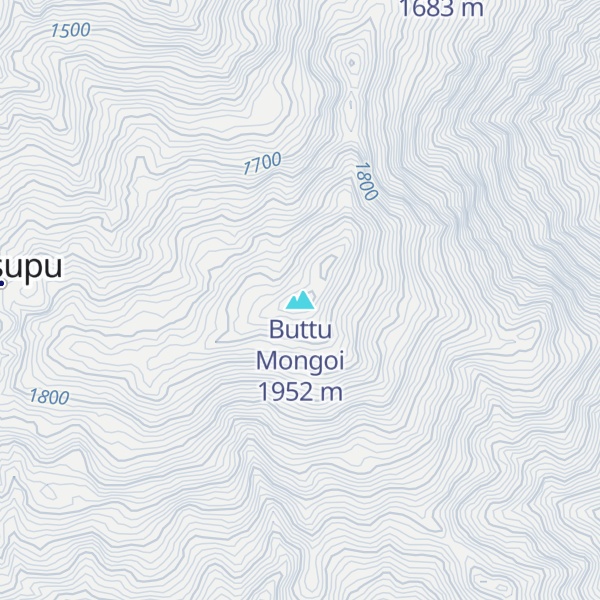 Map of Buttu Mongoi