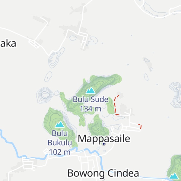 Map of Bulu Sude