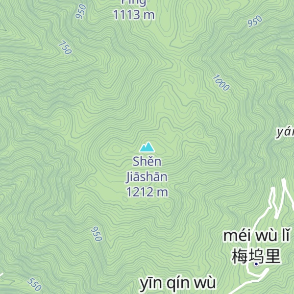 Map of Shěn Jiāshān