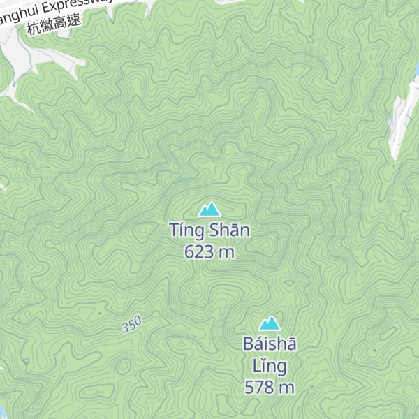 Map of Tíng Shān