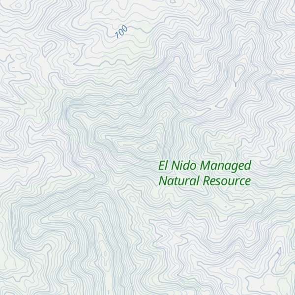 Map of East Peak