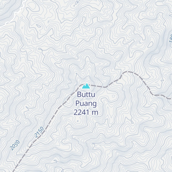 Map of Buttu Puang