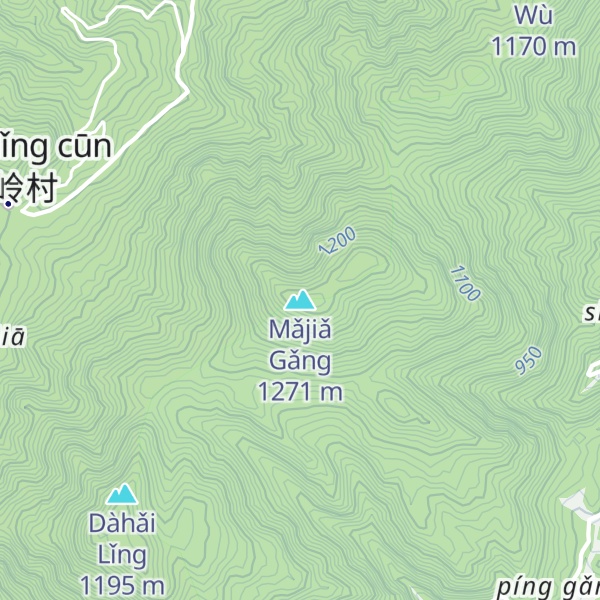 Map of Mǎjiǎ Gǎng