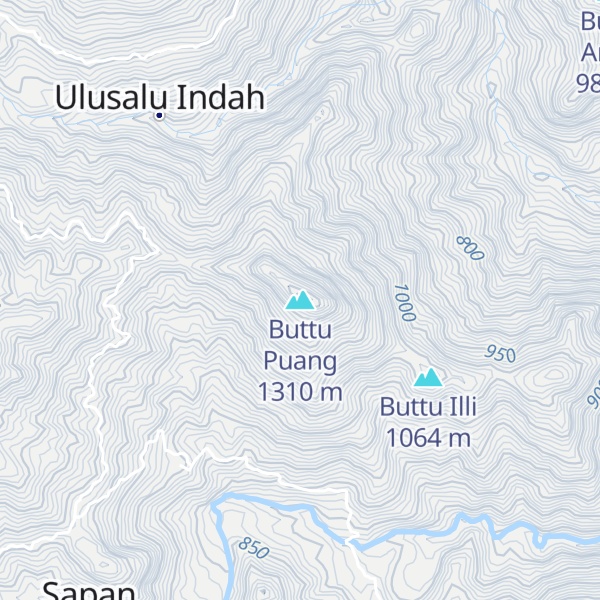 Map of Buttu Puang