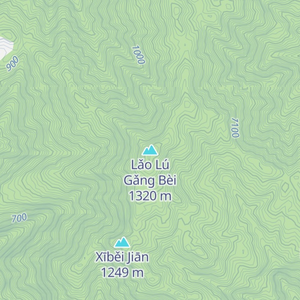 Map of Lǎo Lú Gǎng Bèi