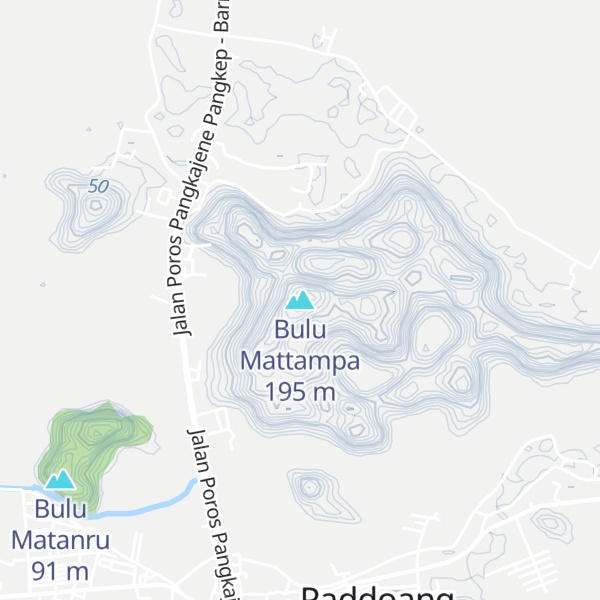 Map of Bulu Mattampa