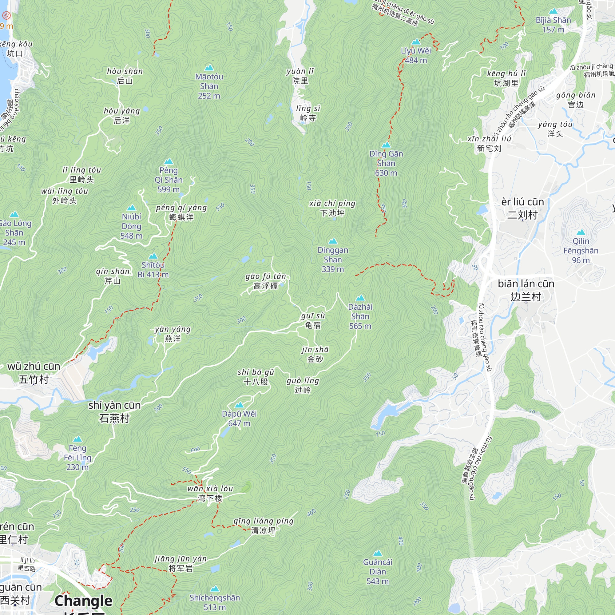 Xīngxiù Kōngjiān map