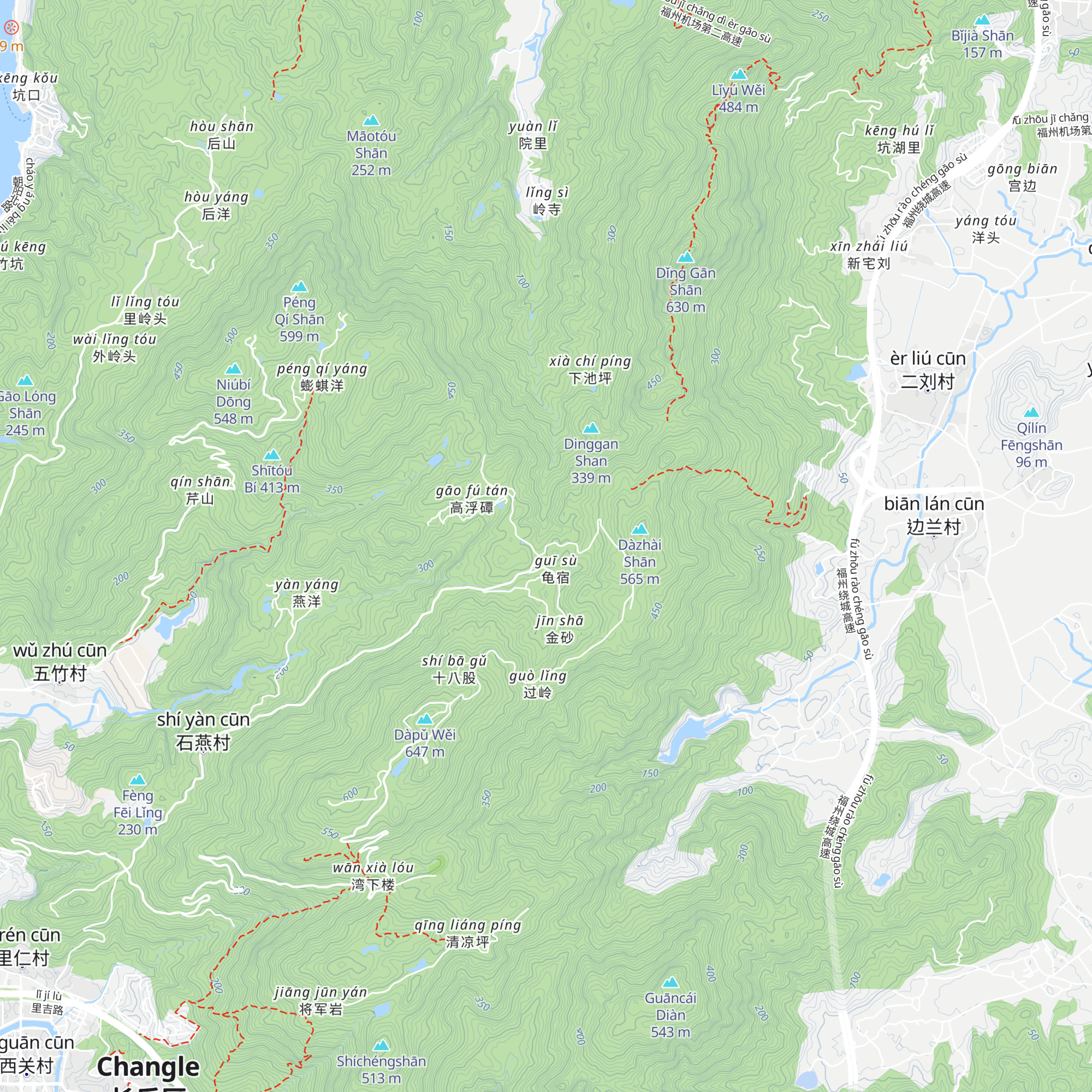 Xīngxiù Kōngjiān map