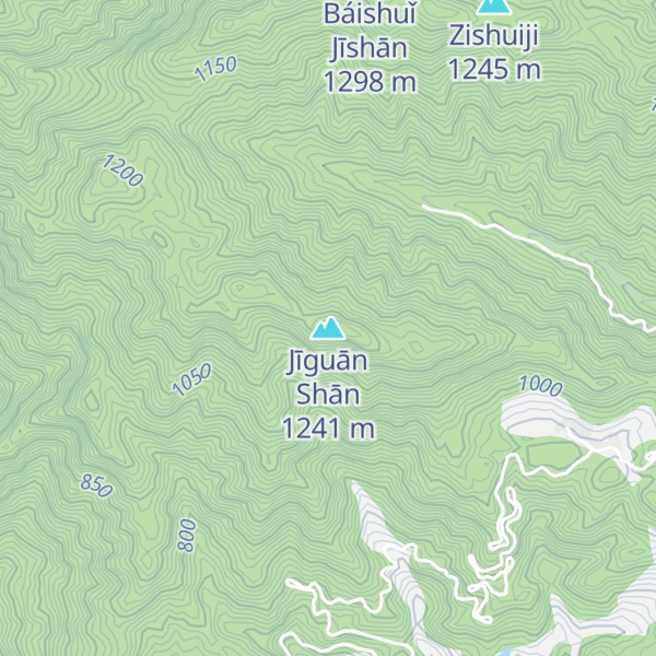 Map of Jīguān Shān