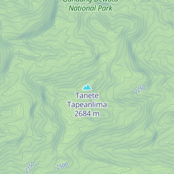 Map of Tanete Tapeanlima