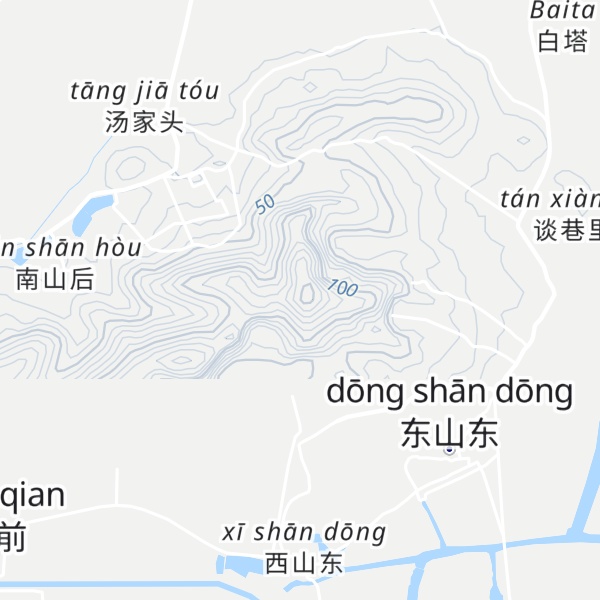 Map of Oushan Hill