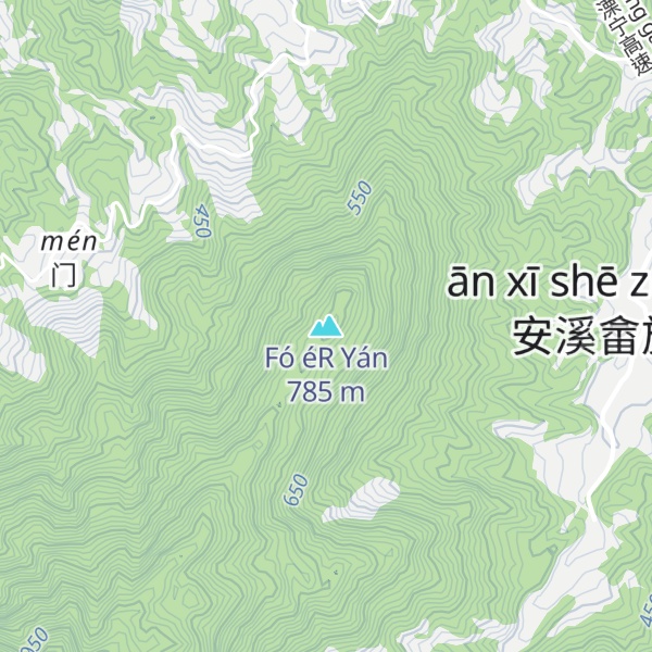 Map of Fó éR Yán