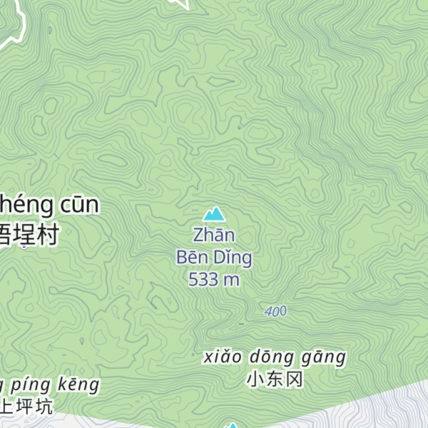 Map of Zhān Bēn Dǐng