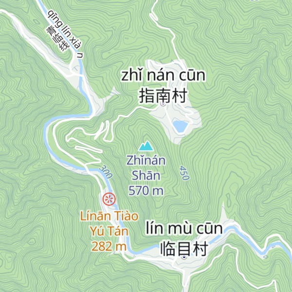 Map of Zhǐnán Shān