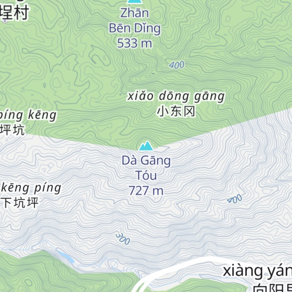 Map of Dà Gāng Tóu