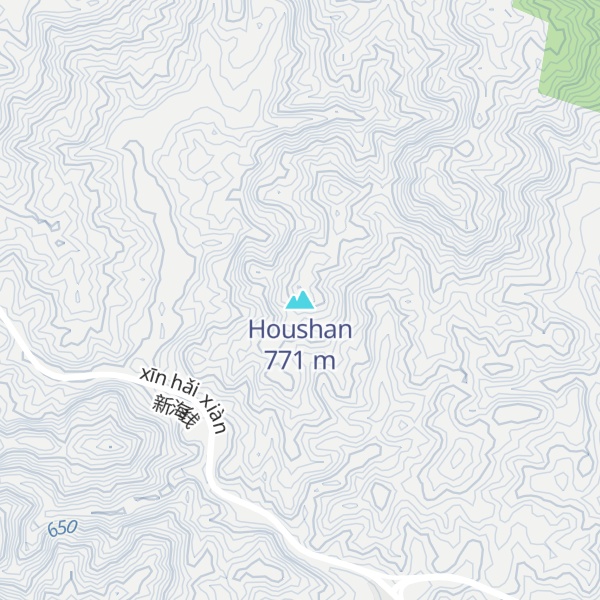 Map of Houshan