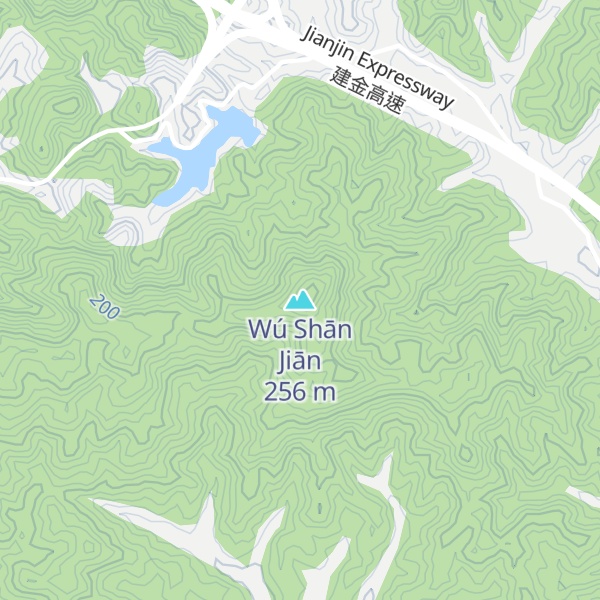 Map of Wú Shān Jiān