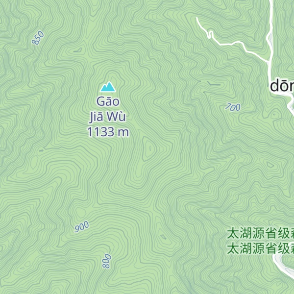 Map of Cǎoshān