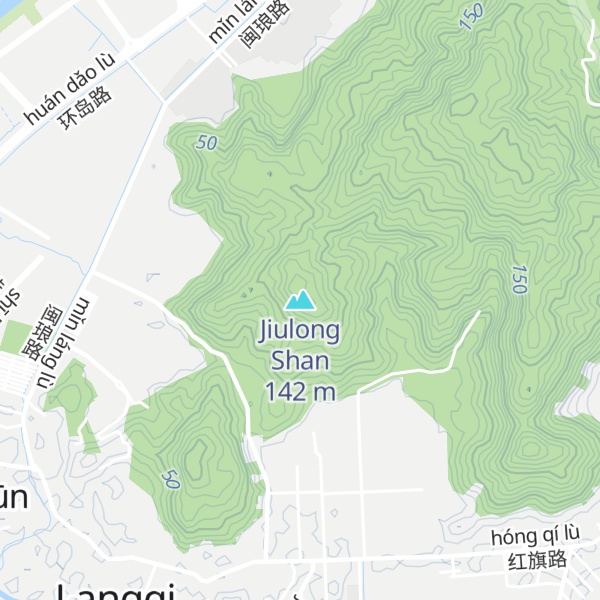 Map of Jiulong Shan