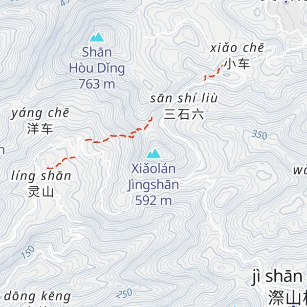 Map of Xiǎolán Jìngshān