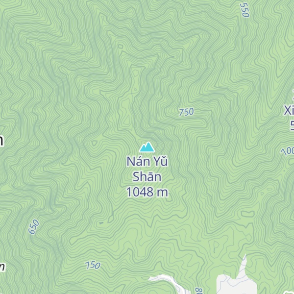 Map of Nán Yǔ Shān