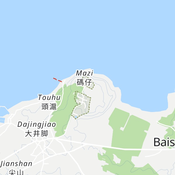 Map of Yandun Shan