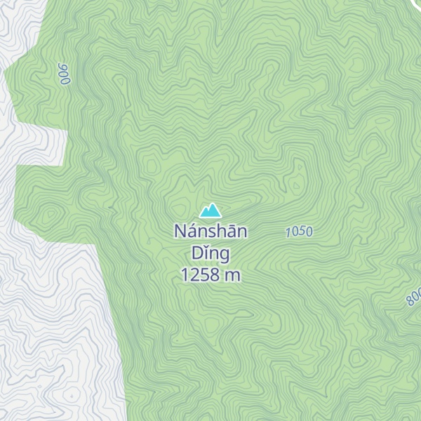 Map of Nánshān Dǐng