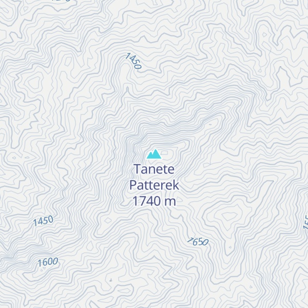 Map of Tanete Patterek