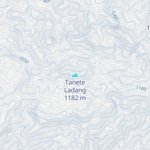 Map of Tanete Ladang