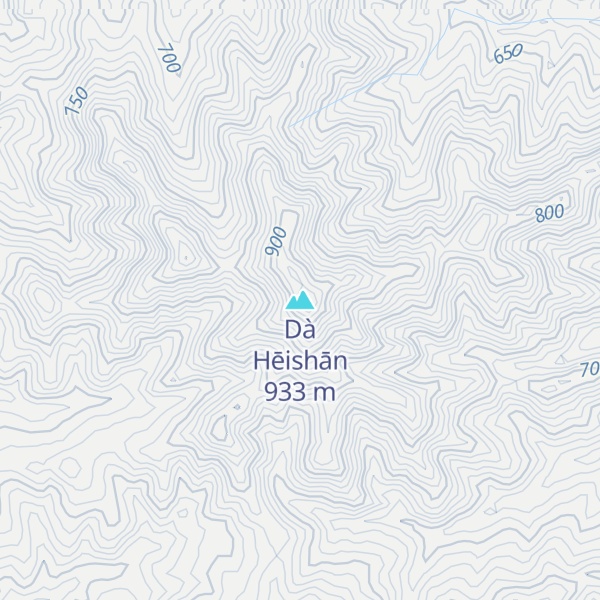 Map of Dà Hēishān