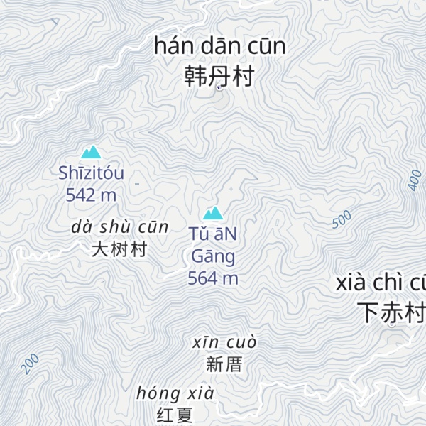 Map of Tǔ āN Gāng