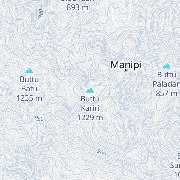 Map of Buttu Kariri