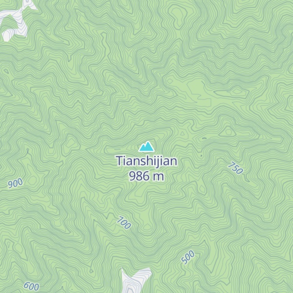 Map of Tianshijian