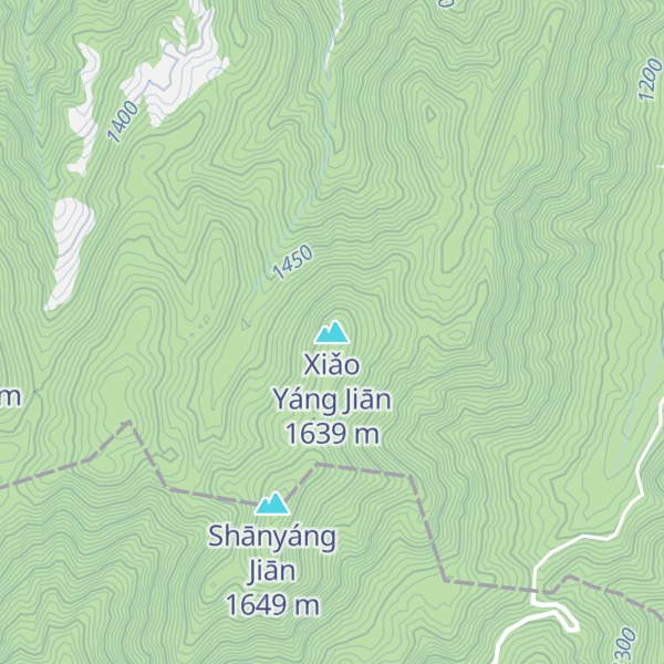 Map of Xiǎo Yáng Jiān