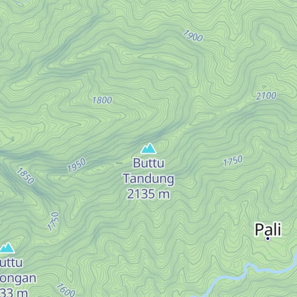 Map of Buttu Tandung