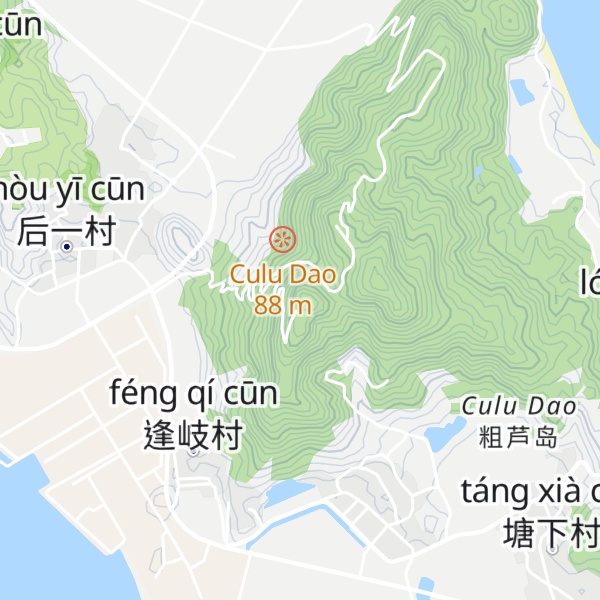 Map of Jiulong Mountain