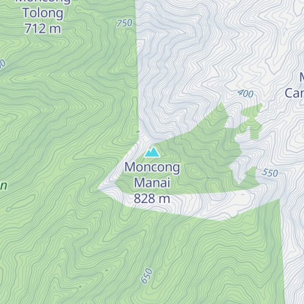 Map of Moncong Manai
