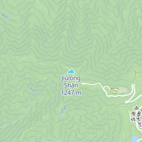 Map of Jiǔlóng Shān