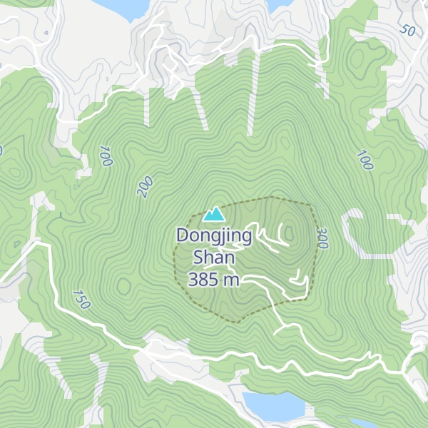 Map of Dongjing Shan