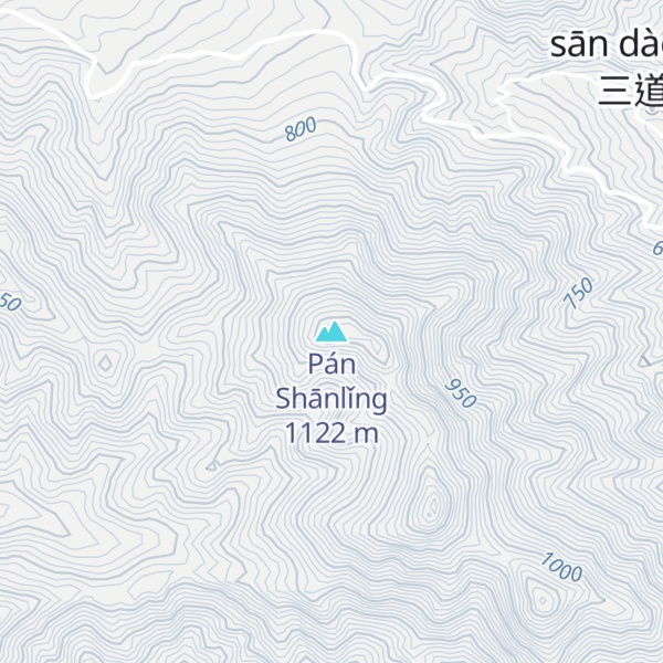 Map of Pán Shānlǐng