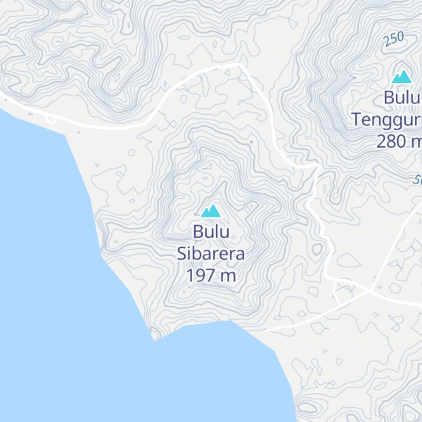 Map of Bulu Sibarera