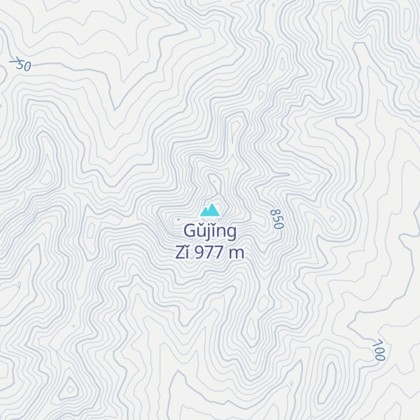 Map of Gǔjǐng Zǐ