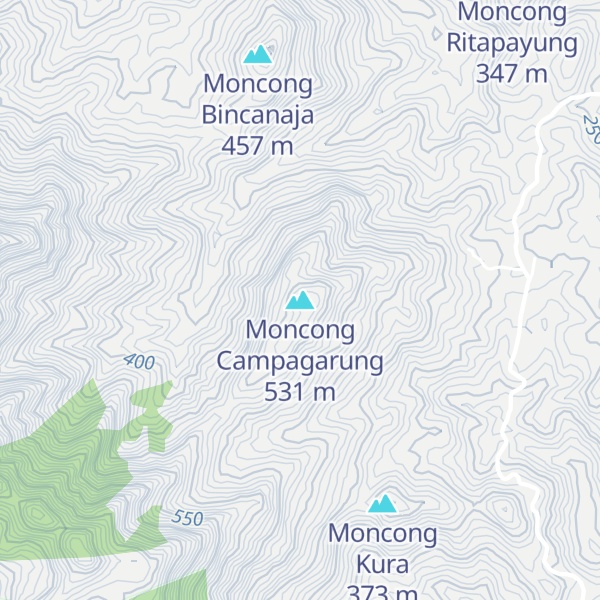 Map of Moncong Campagarung