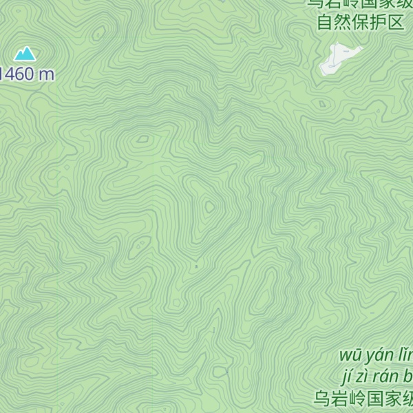 Map of Báiyún Jiān