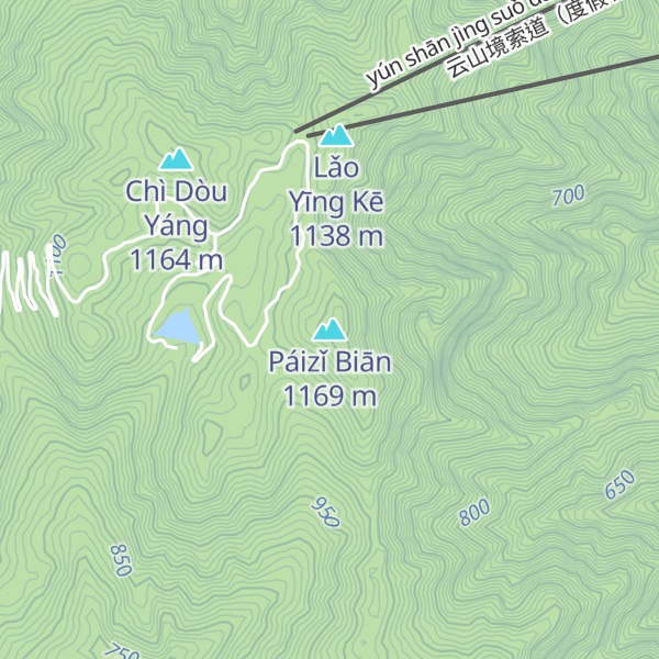 Map of Páizǐ Biān