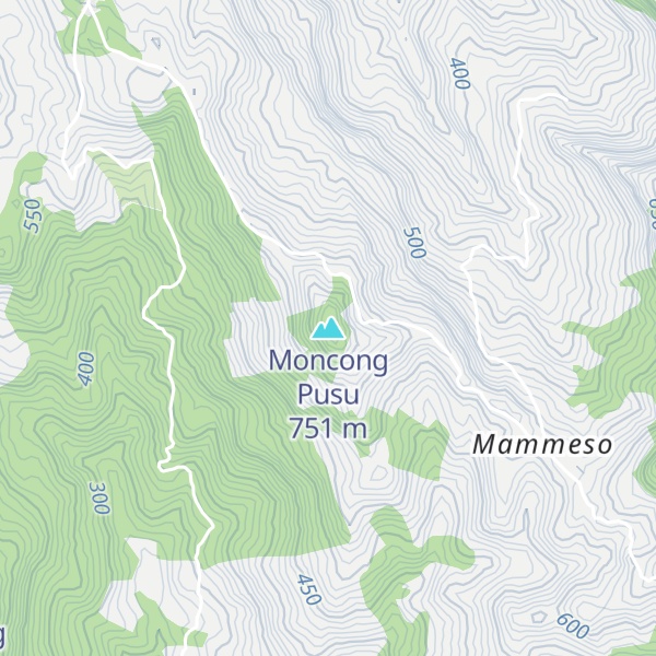 Map of Moncong Pusu