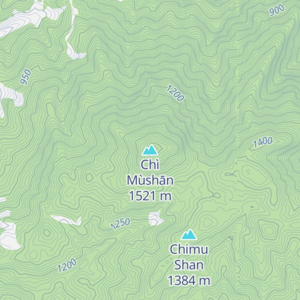 Map of Chì Mùshān