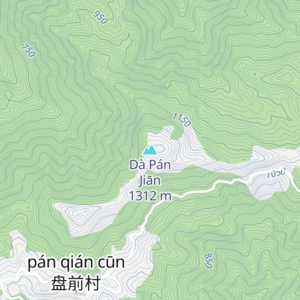 Map of Dà Pán Jiān