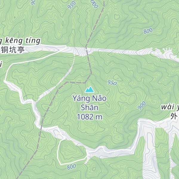 Map of Yáng Nǎo Shān